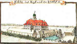 Schloss und Hofereit zu Zessel - Pałac i folwark